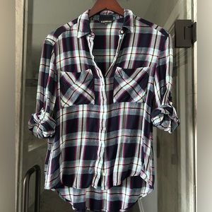 Express Flannel shirt XS